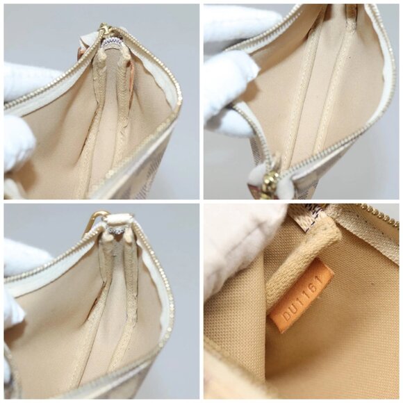 LOUIS VUITTON Damier Azur Mini Pochette Accessoires Pouch - Picture 15 of 16